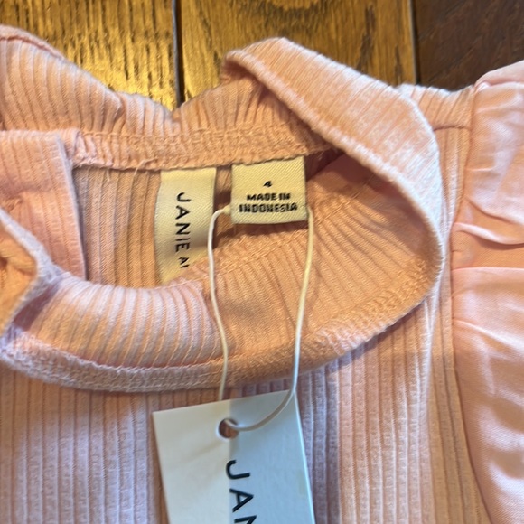 Janie and Jack puff sleeve top 4T - Picture 3 of 4